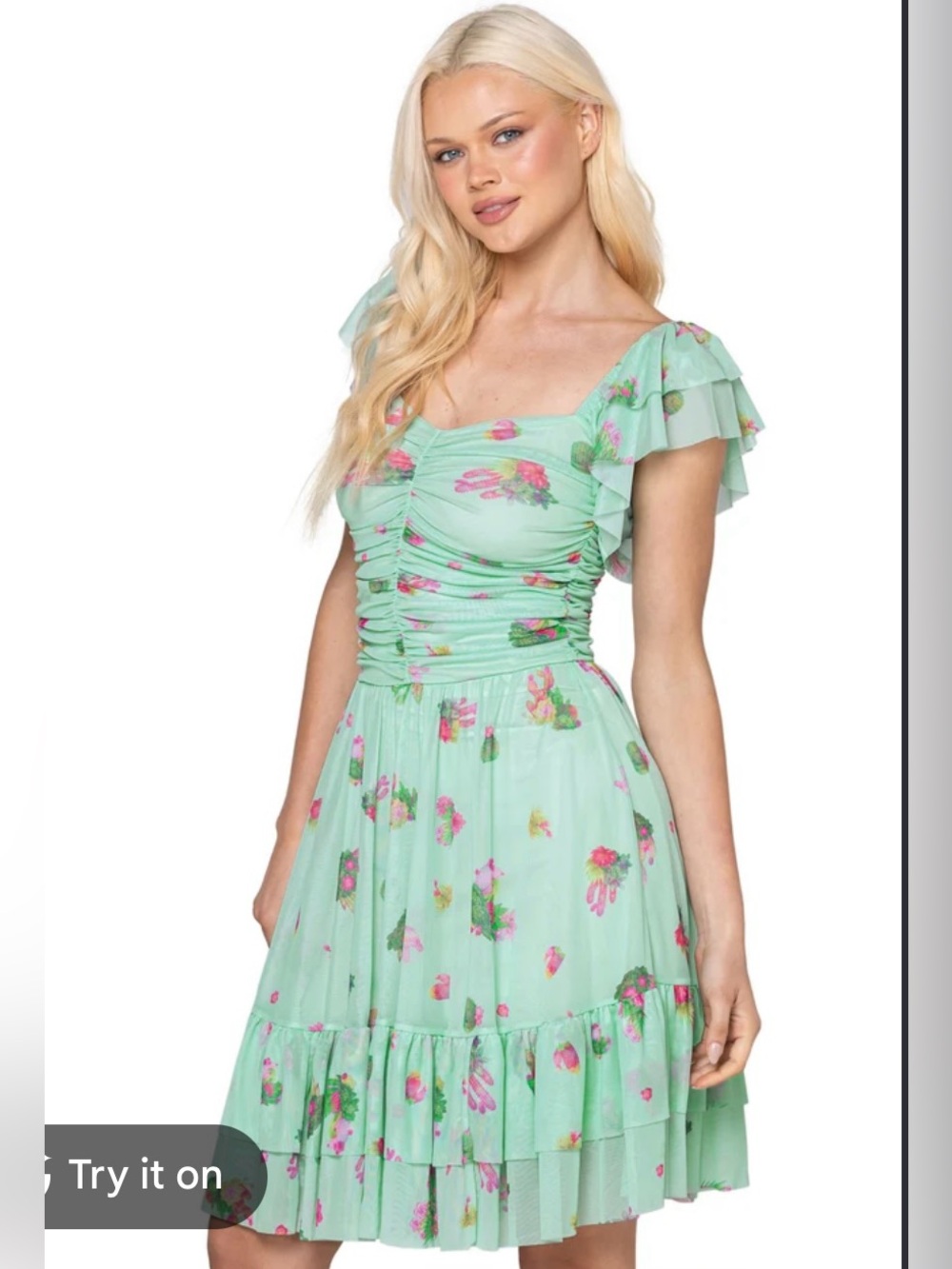 ✨🌵Blackmilk Cacti Cutie🌵✨ Sweetheart Midi Dress ✨M - NWT! 🔥was $115/now $65 - Picture 2 of 10
